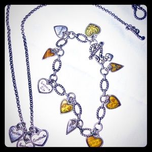 Brighton necklace & charm bracelet